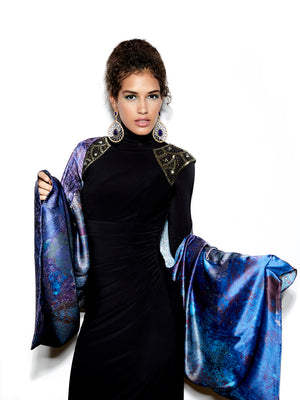 Mashhad Sleeve Silk Scarf, Shawl, Top, Scarf