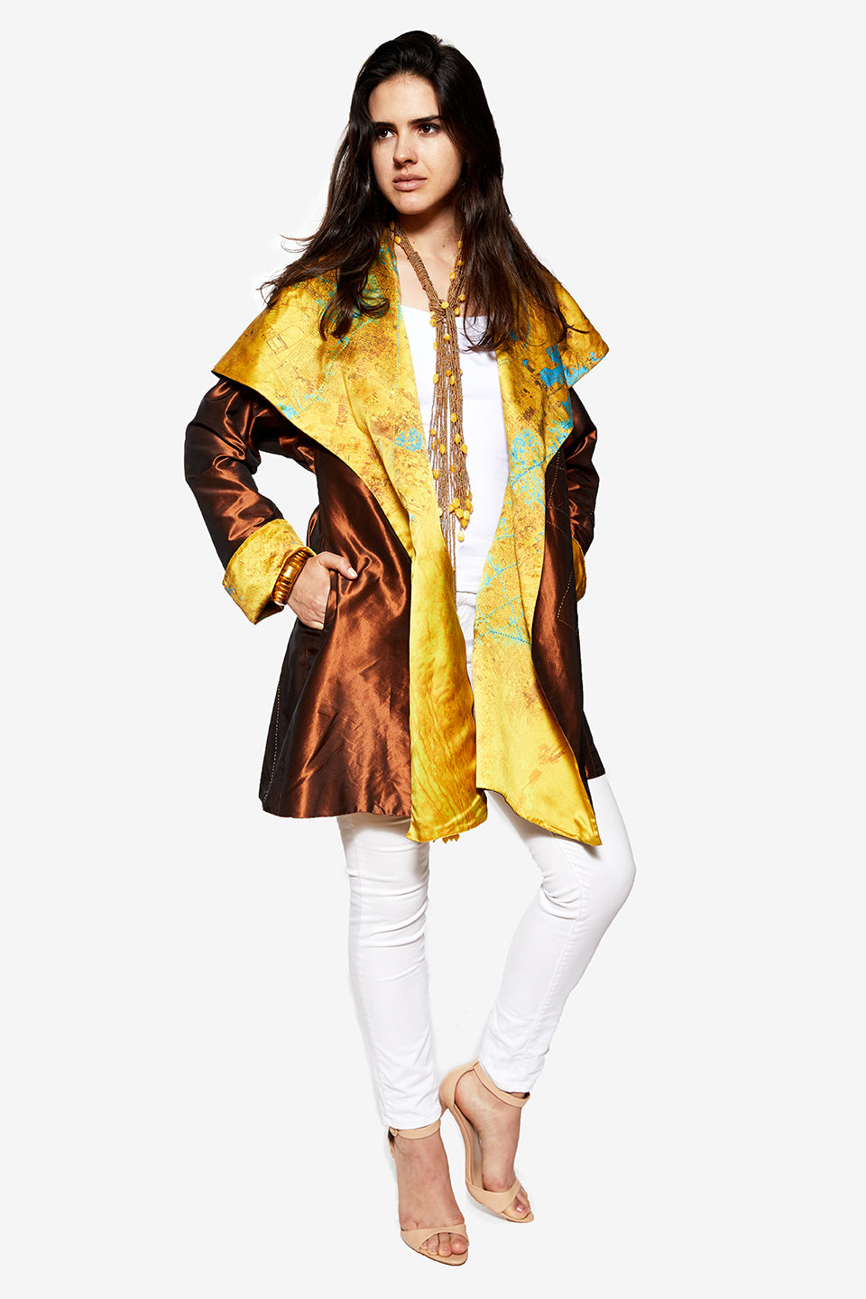 Reversible Yazd Cape Coat