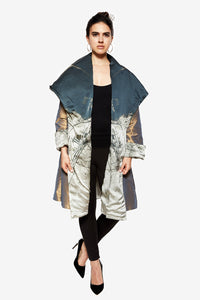 Doha Reversible Cape Coat