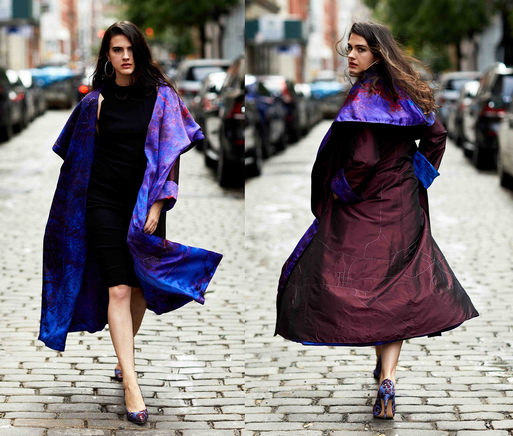 Reversible Kabul Cape Coat