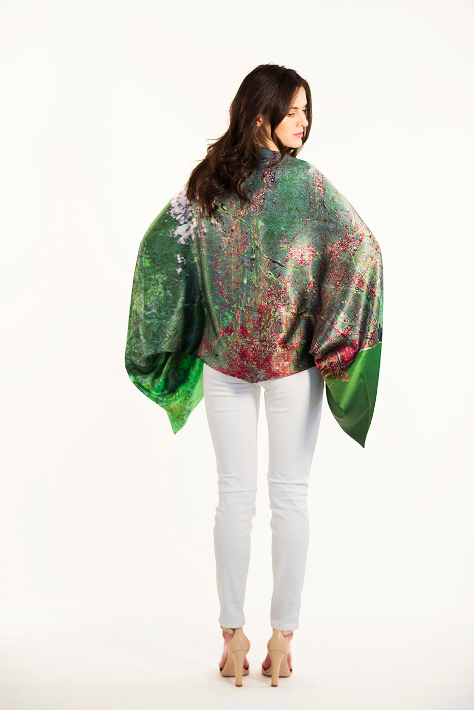 Los Angeles Silk Sleeve Scarf/Shawl/Top/Scarf