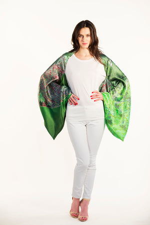 Los Angeles Silk Sleeve Scarf/Shawl/Top/Scarf