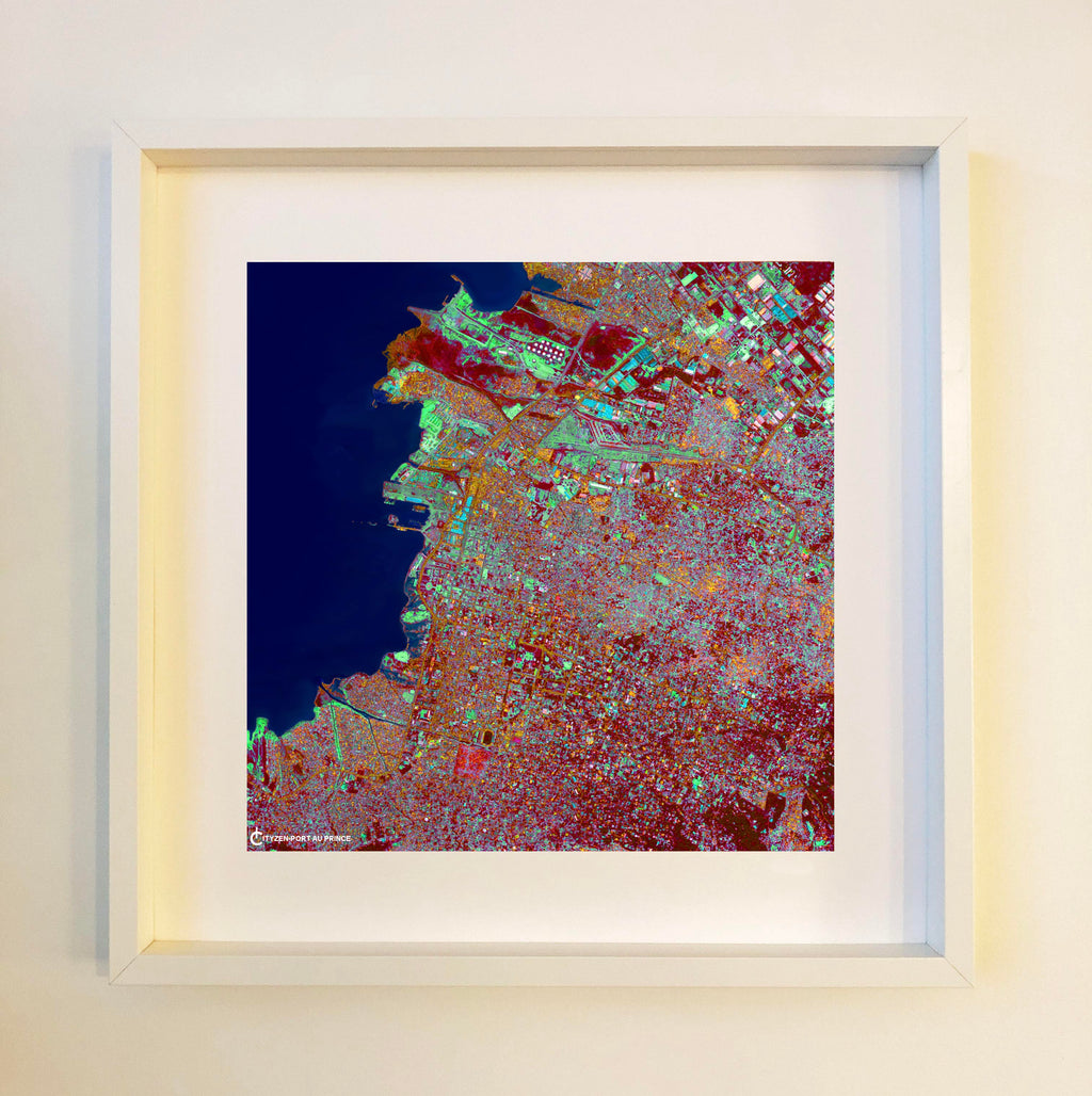 Port Au Prince Scarf Framed