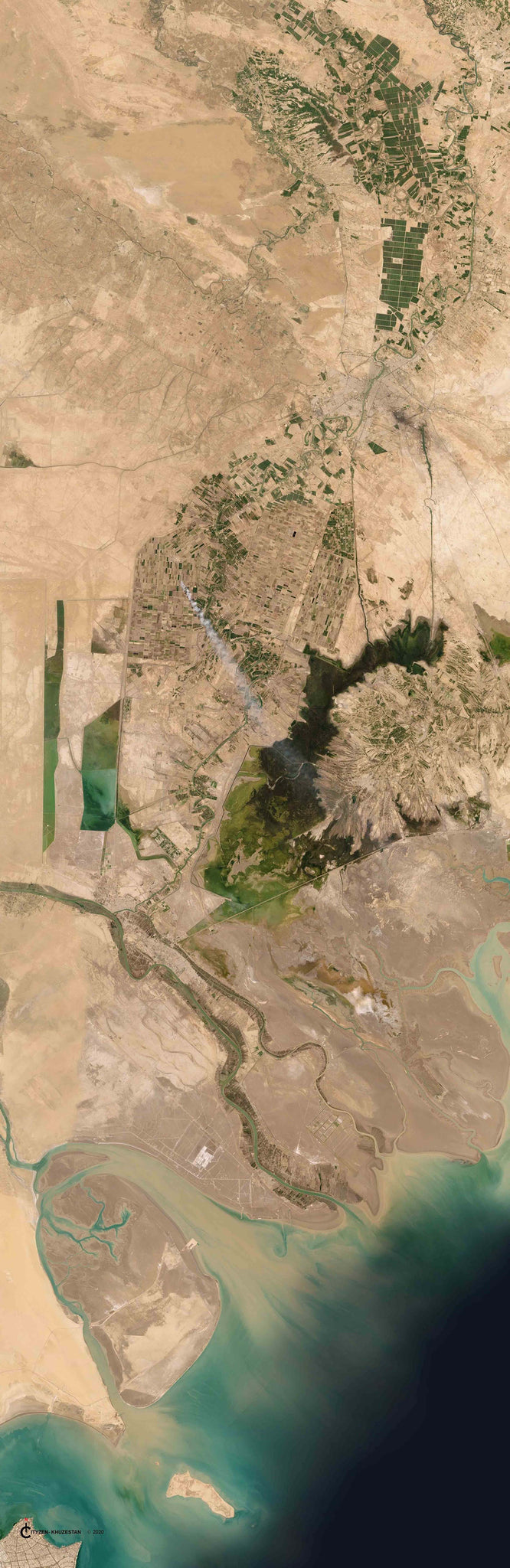 Abadan/Ahvaz/Khuzestan Rectangular Scarf